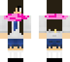 fps me with pink infinity scarf