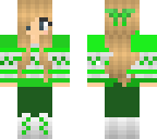 green sweater girl edit