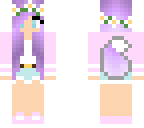 pastel wolf skin