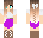 purple dress girl