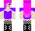 purple hair girl