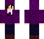 purple hoodie girl