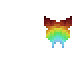 rainbow butterfly wings