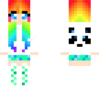 rainbow panda