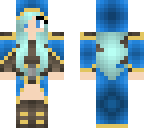 royal blue assasin girl