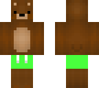 swimming bear