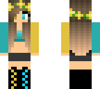 yellow blue girl