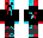 bkue and red creeper