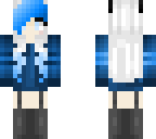 blue blind girl