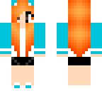 blue shaded hair ginger
