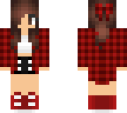 casual plaid - red