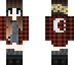 cute girl plaid