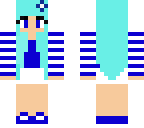 little carly with blue hair 2