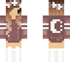 maroon chibi girl