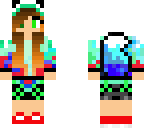 neon wolf girl