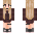 plaid dress girl