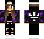 purple addidas girl