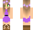 purple wedding girl