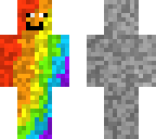 rainbow and stone derp face