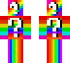rainbow lucky block person