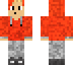 red basic hoodie