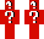 red lucky block person
