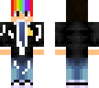 RIpped Rainbow Suit | Minecraft Skin