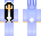 blue girl bunny