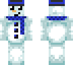 blue snowman