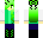 cute green girl