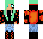 fire gamer girl