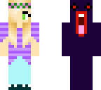 girl and monster