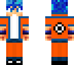 goku ssjb sweater gi