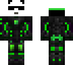 green panda man
