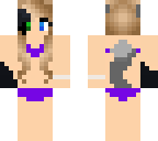 half ender wolf girl bathing suit