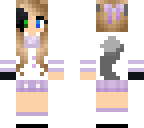 half ender wolf girl school uniform