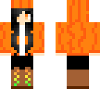 halloween pumpkin girl