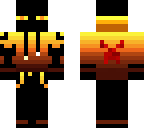 orange and red enderman