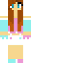 pink and blue girl