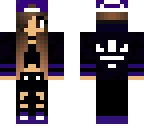 purple adidas girl edit