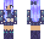 purple chibi girl