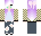 purple haired girl
