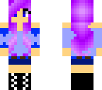 purpls haired girl