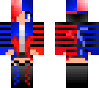 red and blue girl