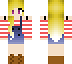 teen girl with overalls