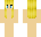 blond haired girl skin base