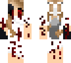 bloody half ender wolf girl