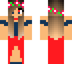 blue and red girl