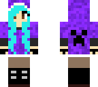 blue minecraft katniss