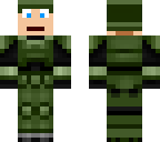 green modern soldier